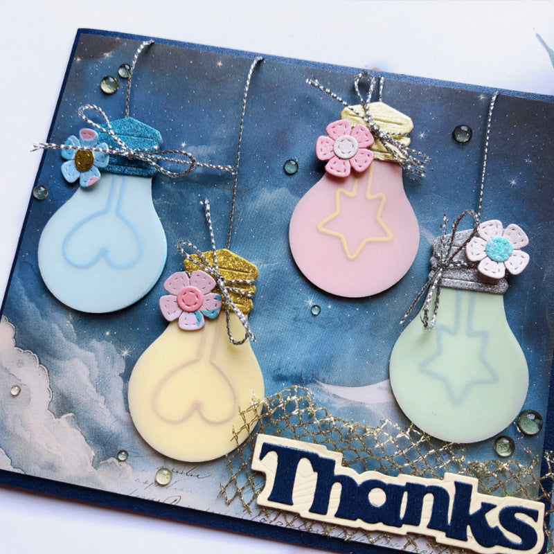 Cute Light Bulb Metal Cutting Dies