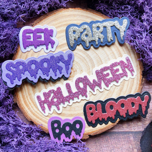 Halloween Related Words Metal Cutting Dies