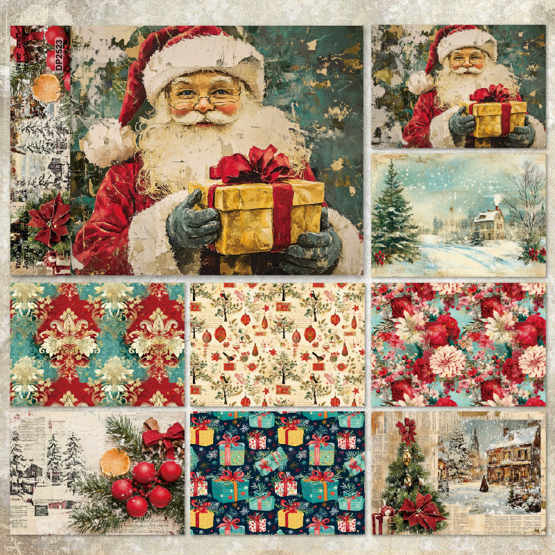 A5 Christmas Theme Journal Scrapbook Paper