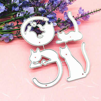 LOVE Shape Cats Metal Cutting Dies