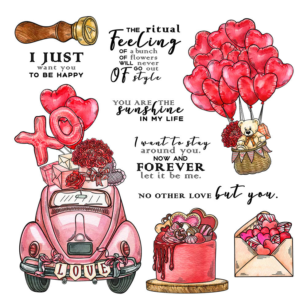 Valentine's Day Theme Clear Stamps