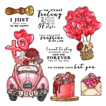 Valentine's Day Theme Clear Stamps