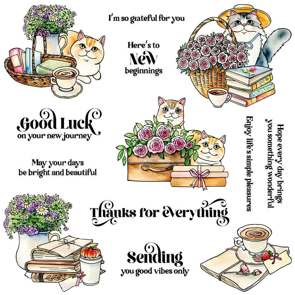 Leisure Daily Life Clear Stamps