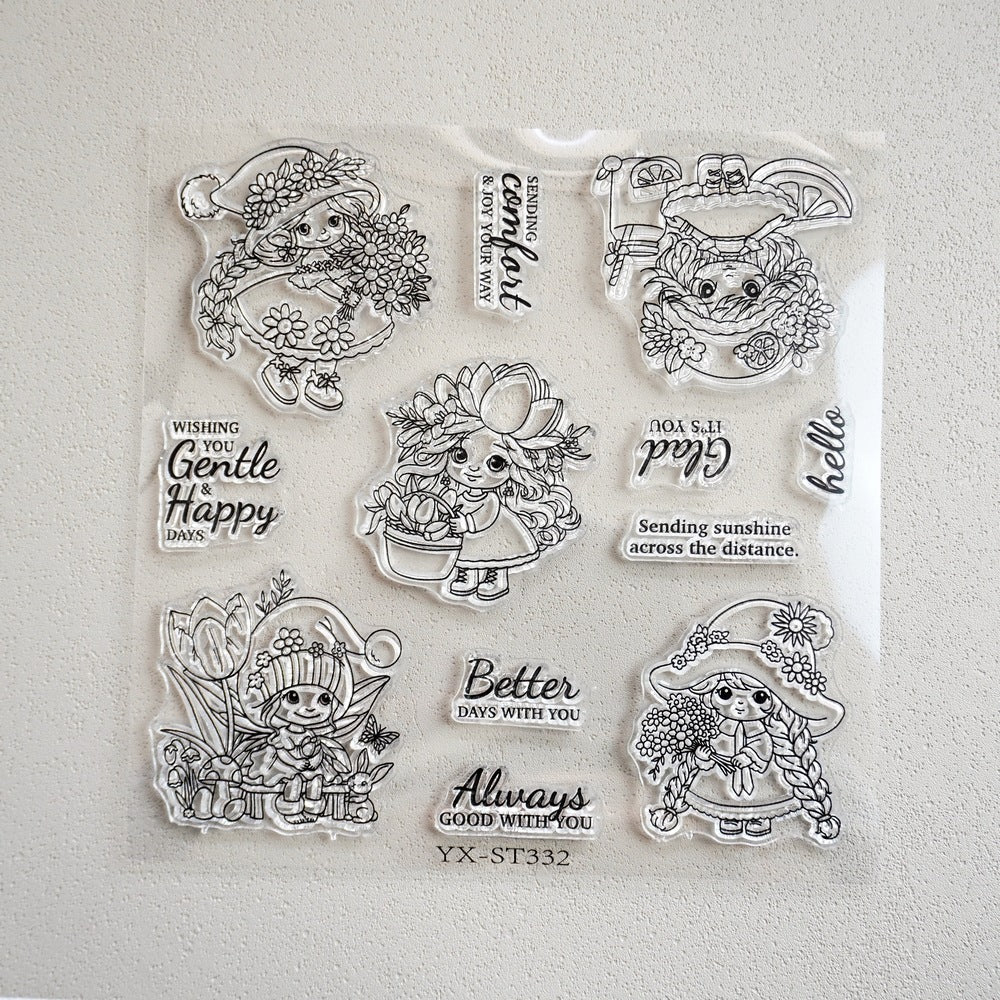 Flower Fairy Clear Stamps