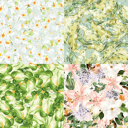 24PCS 6" Foliage Scrapbook Paper & Cardstock