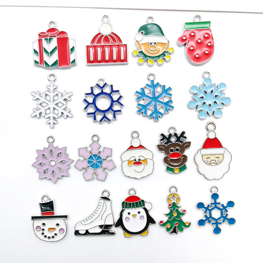 10 Pcs Christmas Creative DIY Jewelry Pendant