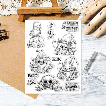 Halloween Animals Dies & Stamps Set