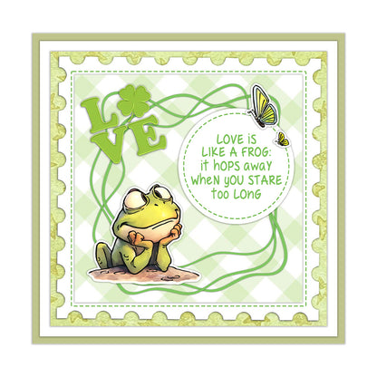 Humorous Frog Dies & Stamps Set