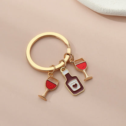 Creative Wine & Beer Keychain