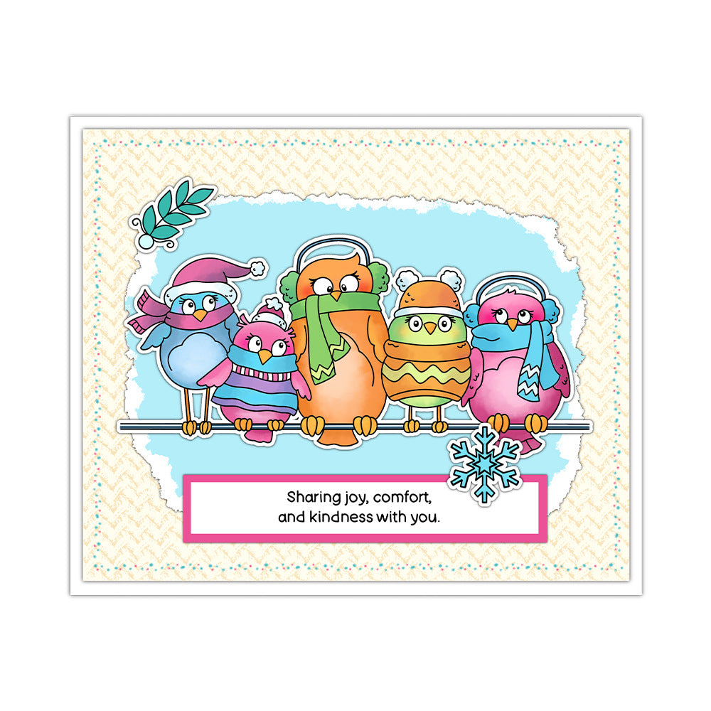 Winter Birds Dies & Stamps Set