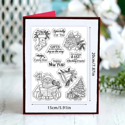 Christmas Elements Clear Stamps