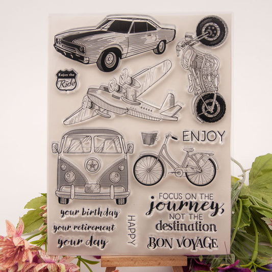 Transportations Clear Stamps