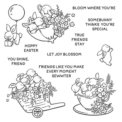 Easter Bunny Clear Stamps