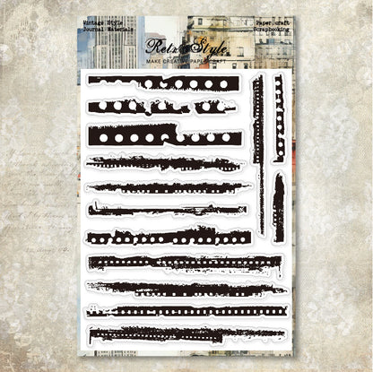 Vintage Background DIY Scrapbook Clear Stamps