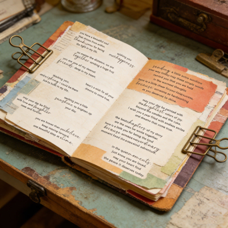 Words and Sentences DIY Scrapbook Clear Stamps