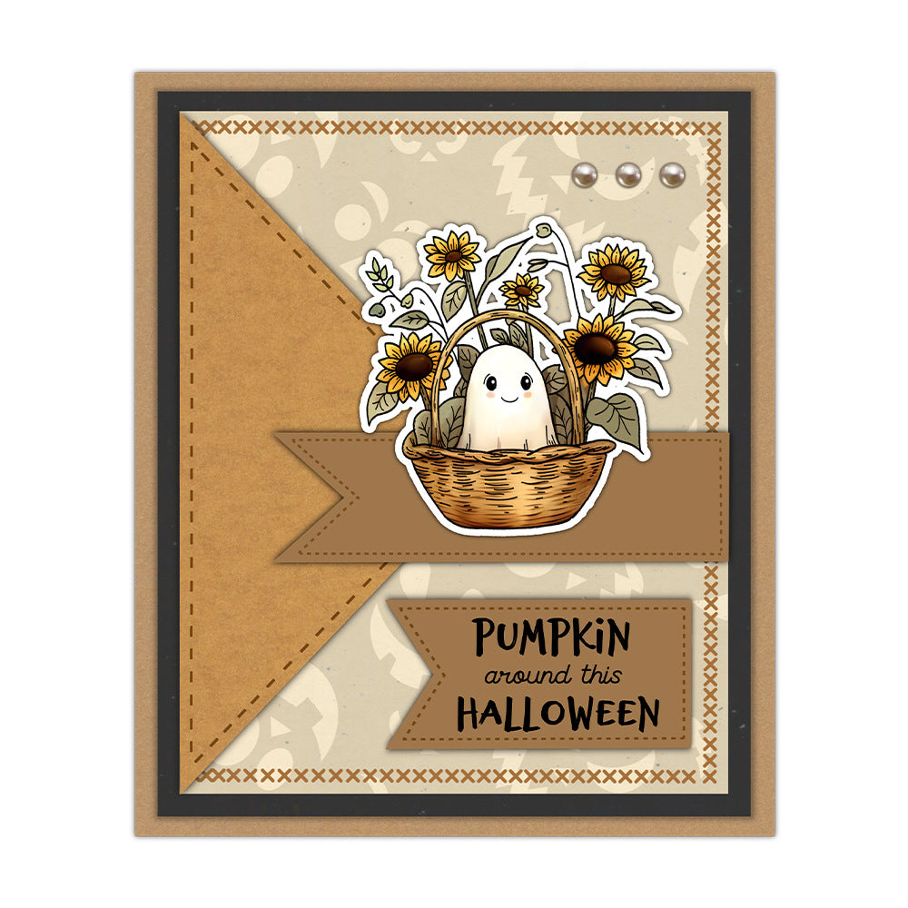 Halloween Pumpkin Dies & Stamps Set
