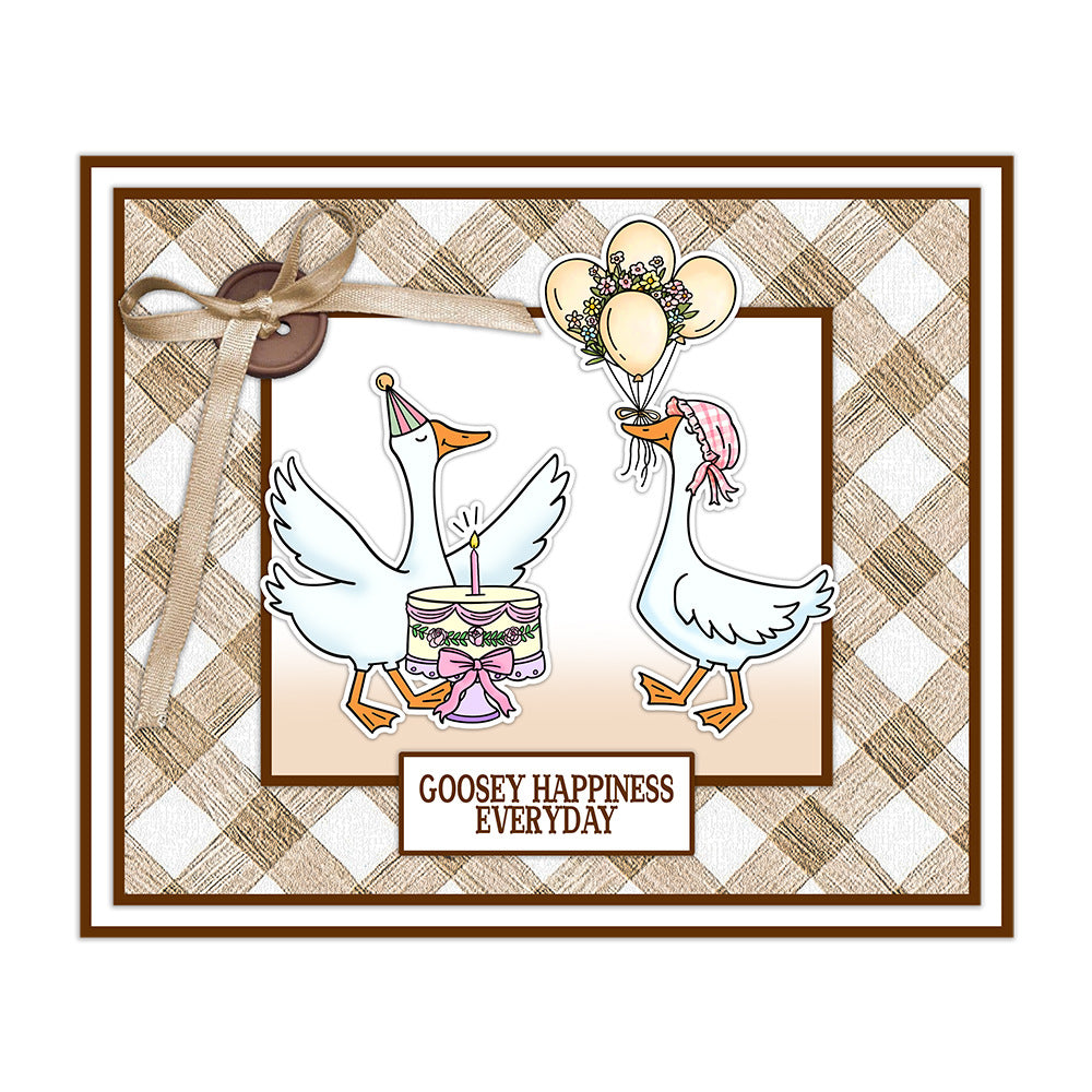 Birthday Geese Dies & Stamps Set