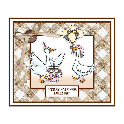 Birthday Geese Dies & Stamps Set
