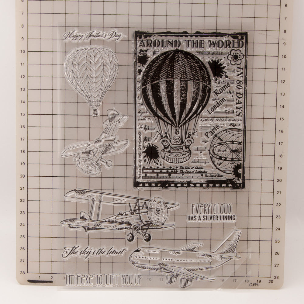 Travel Theme DIY Scrapbook Clear Stamps