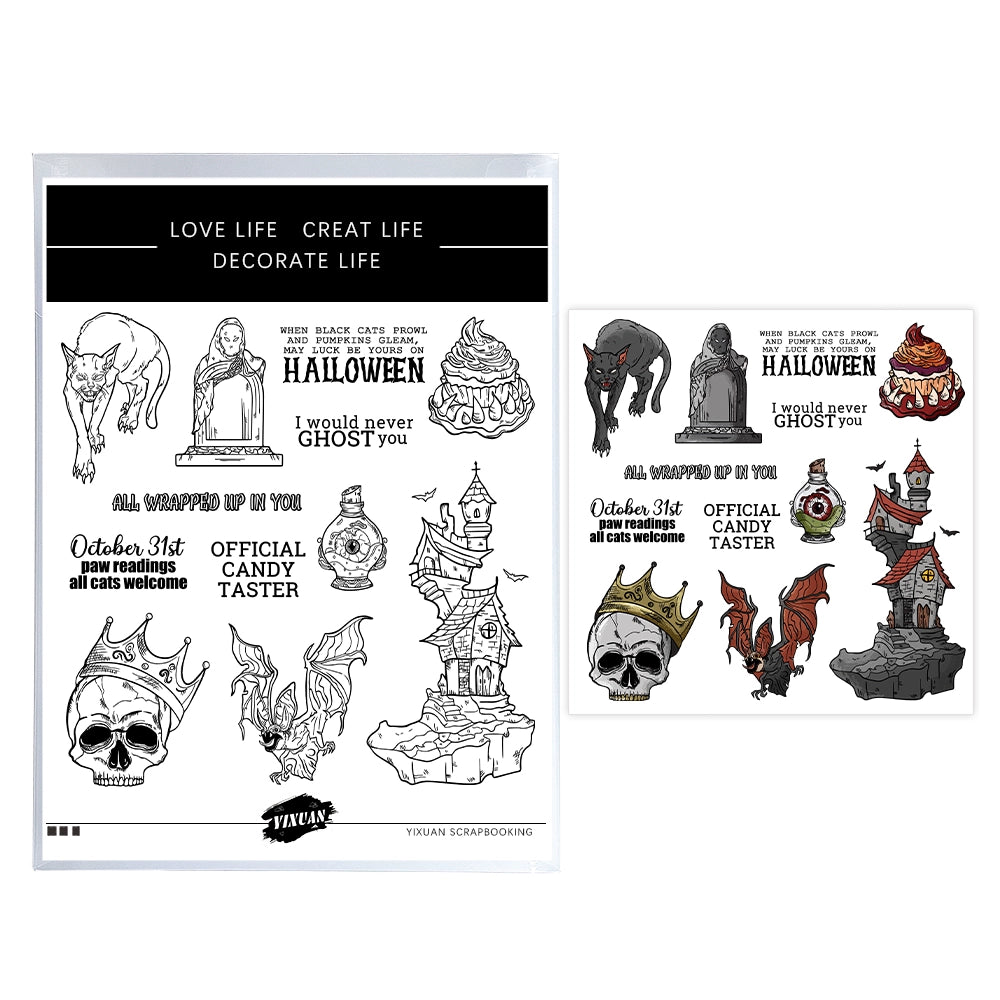 Halloween Series Dies & Stamps Set