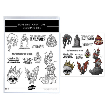 Halloween Series Dies & Stamps Set