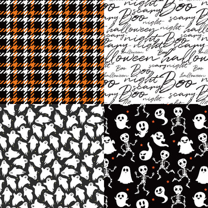 24PCS 6" Happy Halloween Scrapbook Paper & Cardstock