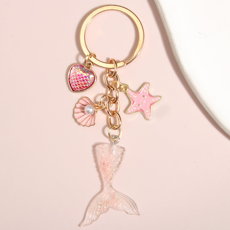 Ocean Mermaid Keychain