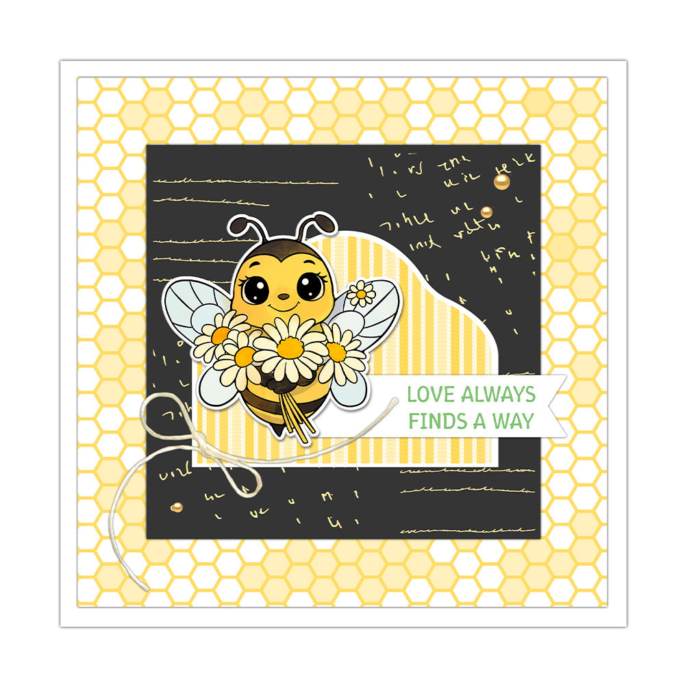 Cute Bee Dies & Stamps Set