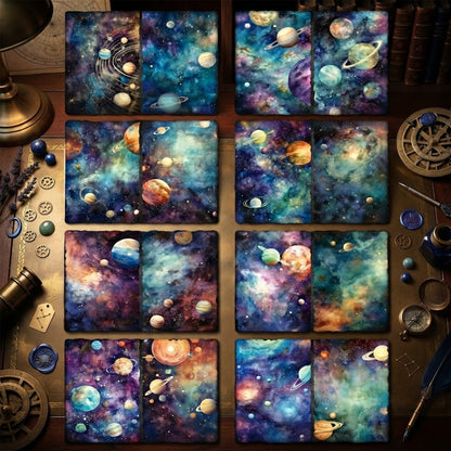 A5 Starry Sky Universe Journal Scrapbook Paper