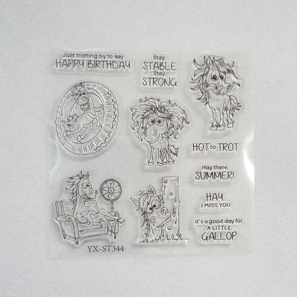 Summer Pony Dies & Stamps Set