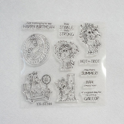Summer Pony Dies & Stamps Set