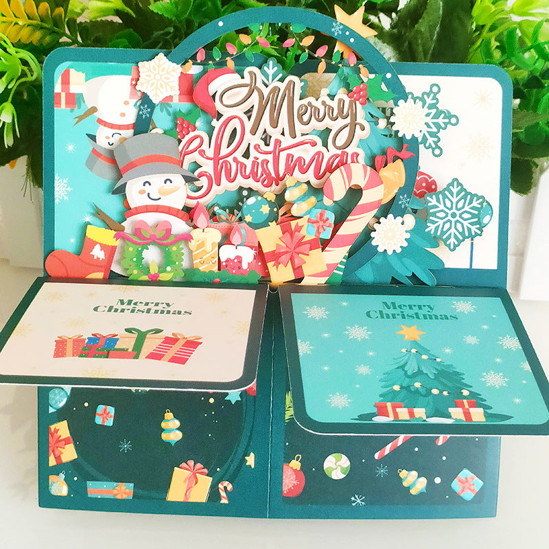 3D Creative Christmas Pop-Up Box