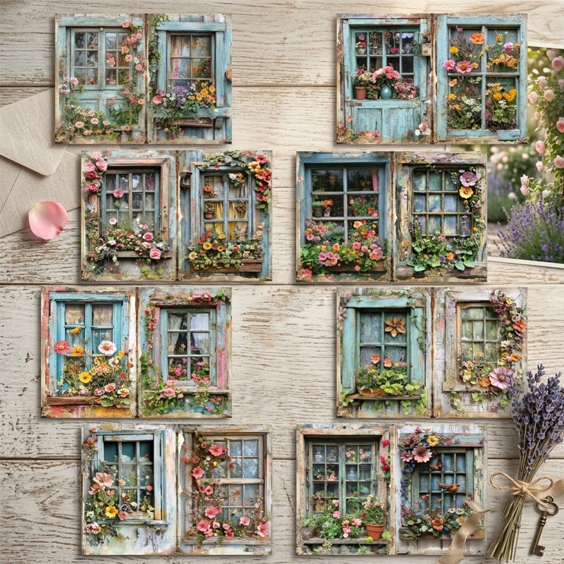 A5 Window Garden Journal Scrapbook Paper