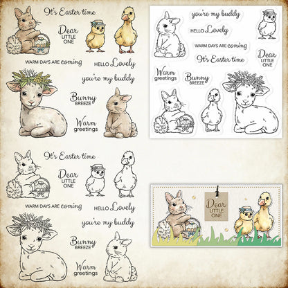 Cute Animals Clear Stamps