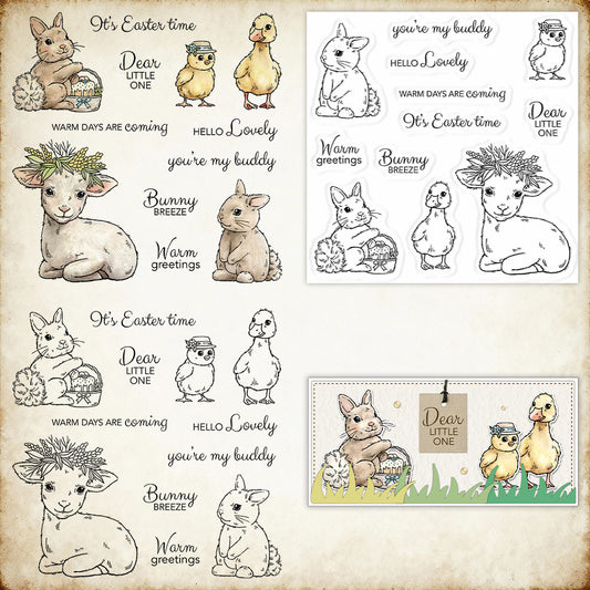 Cute Animals Clear Stamps