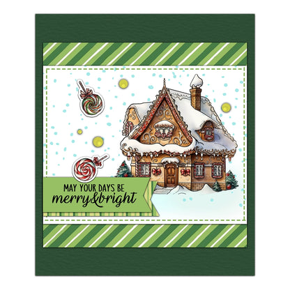 Christmas Gingerbread Man Cake Dies & Stamps Set