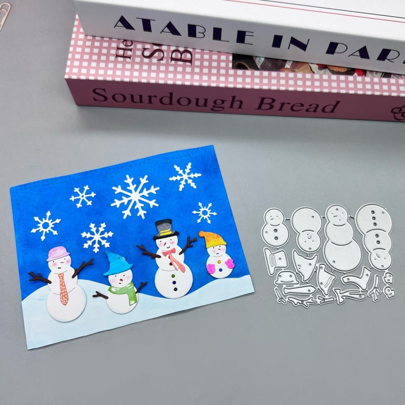Winter Snowman Metal Cutting Dies