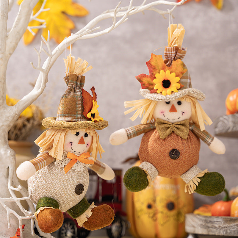 Thanksgiving Scarecrow Doll Pendant Decorations