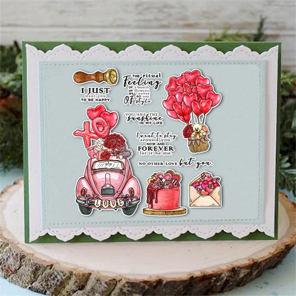 Valentine's Day Theme Clear Stamps
