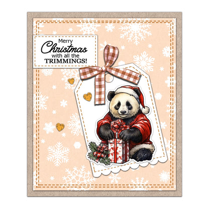 Cute Christmas Animals Dies & Stamps Set