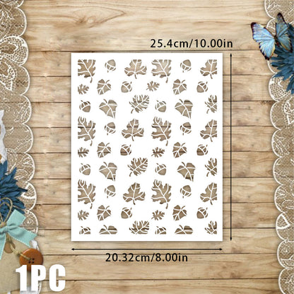Leaves Pattern DIY Painting Hollow Stencil