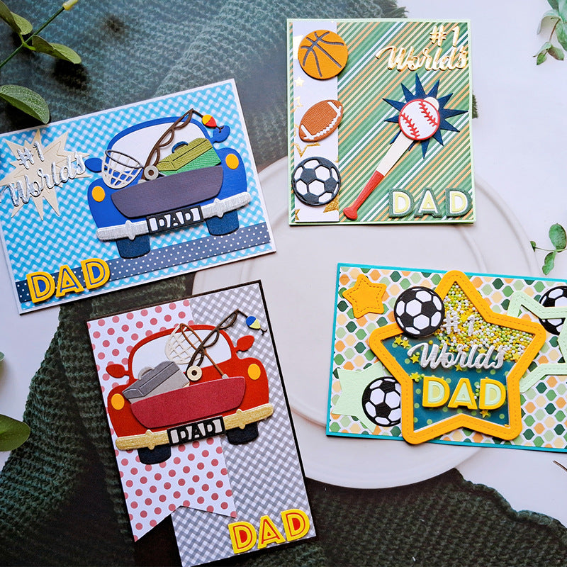 Fishing Sports Car Trip Metal Cutting Dies