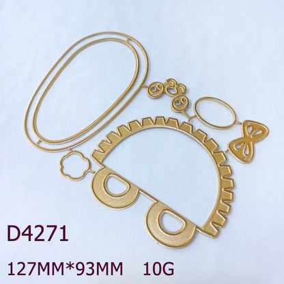Cute Cartoon Slippers Metal Cutting Dies