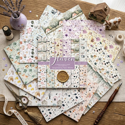 24PCS 6" Haven Scrapbook Paper & Cardstock