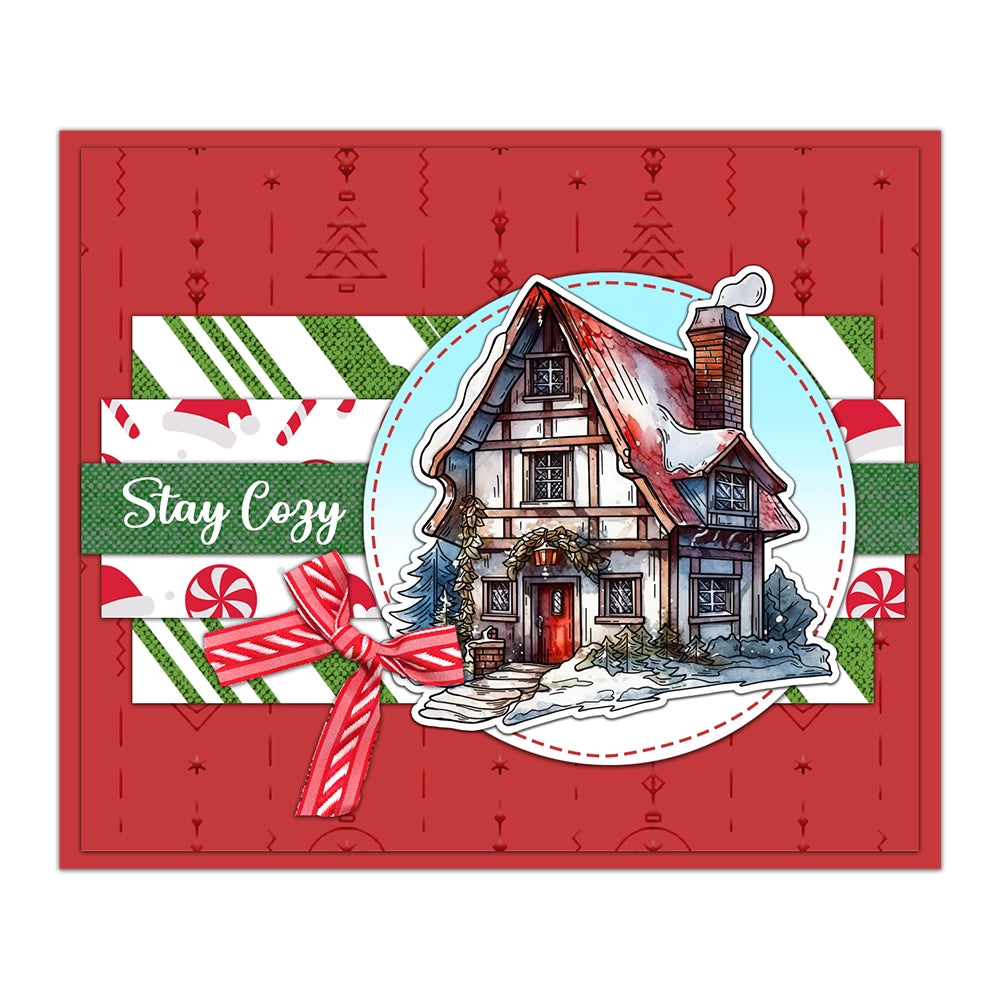 Winter Warm House Dies & Stamps Set