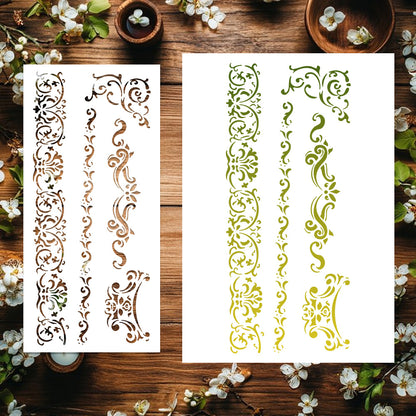 Lace Pattern DIY Painting Hollow Stencil