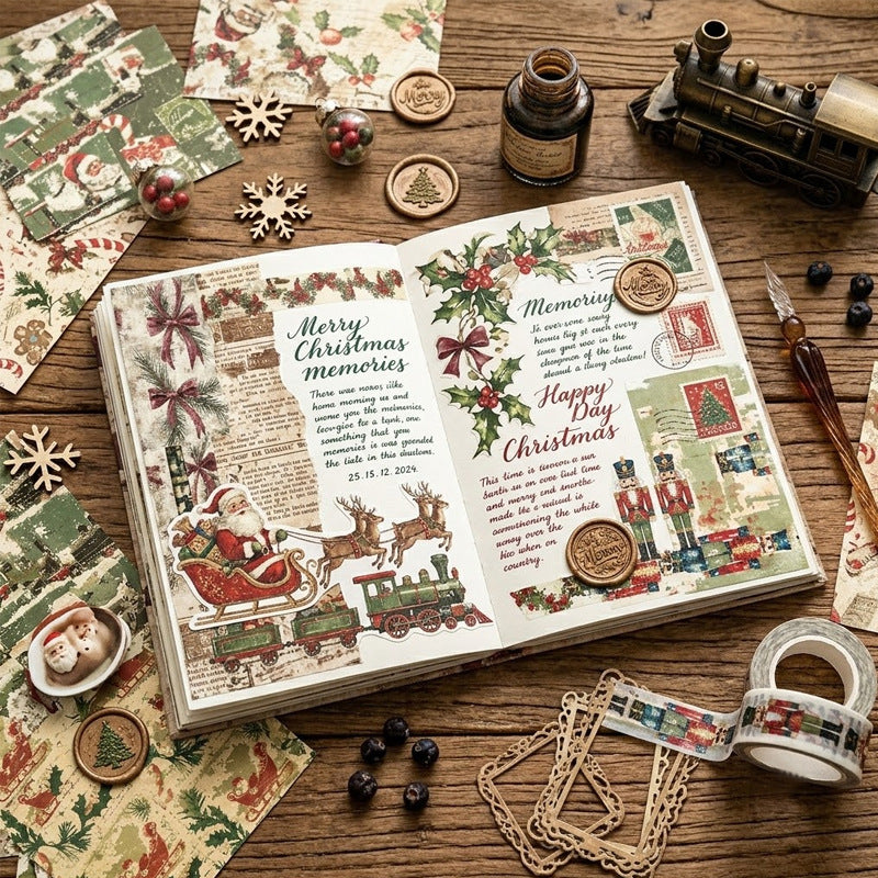 24PCS 6" Christmas Style Scrapbook Paper & Cardstock