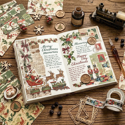 24PCS 6" Christmas Style Scrapbook Paper & Cardstock