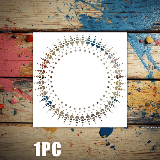 Heart and Sunshine Pattern DIY Painting Hollow Stencil