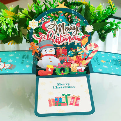 3D Creative Christmas Pop-Up Box